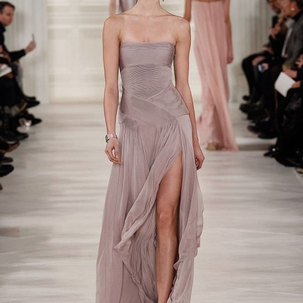 Ralph Lauren Mauve Maxi Dress - Picture 2 of 6